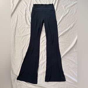LuluLemon Navy Blue Flared High Rise Leggings
